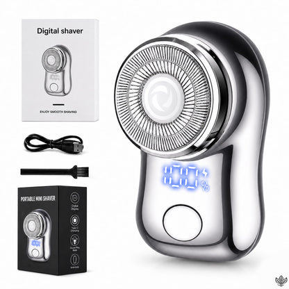 EXCLUSIVE 70% OFF + 🎁🪒 2026 VERSION Mini-Shave Portable Electric Shaver | 3M+ Sold Worldwide🏆9,900RPM Power | 120-Min Runtime | IPX7 Wet & Dry Use