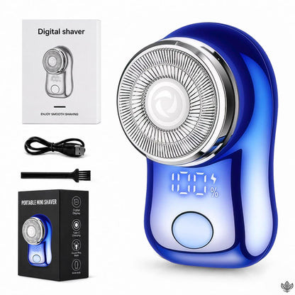 EXCLUSIVE 70% OFF + 🎁🪒 2026 VERSION Mini-Shave Portable Electric Shaver | 3M+ Sold Worldwide🏆9,900RPM Power | 120-Min Runtime | IPX7 Wet & Dry Use