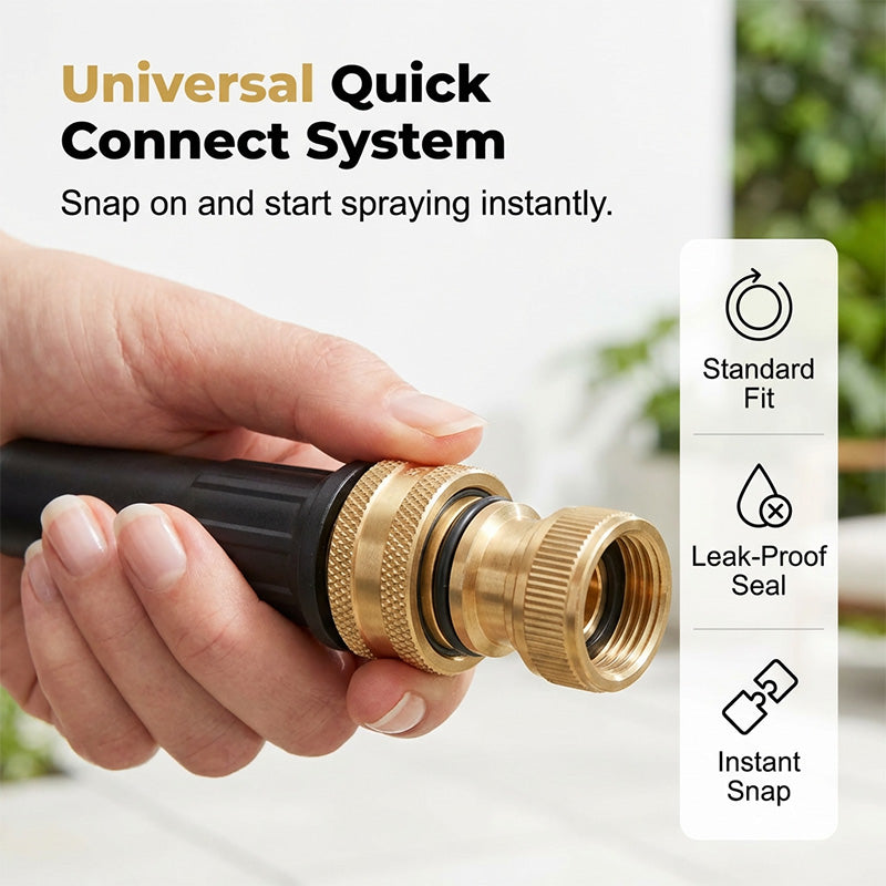 LAST DAY SALE 60% OFF⏳ Heavy Duty Adjustable Twist Hose Nozzle 🚀X10 Power Boost