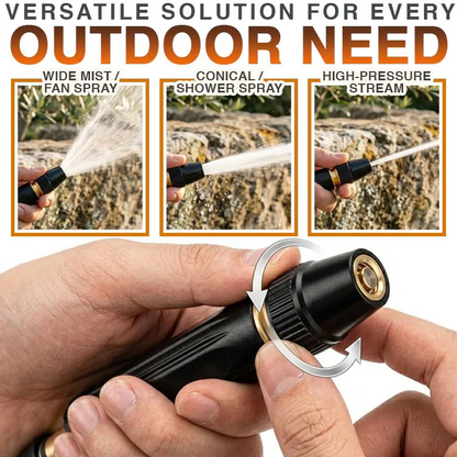 🔥SUMMER SALE: 70% OFF🔥Heavy Duty Adjustable Twist Hose Nozzle Jet Sweeper Nozzle