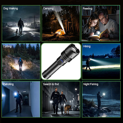 🔥Last Day Promotion 60% OFF ⏰ 🔦 Super Bright Ultimate Tactical Flashlight, Military-Grade Toughness