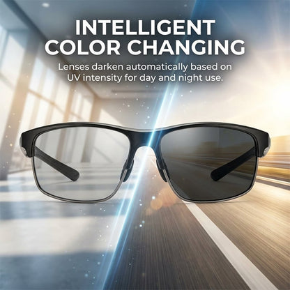 EXCLUSIVE DEAL 60% OFF ⏰ 2026 UPGRADED 🏆 New-Photochromic Sunglasses with Anti-glare Polarized Lens